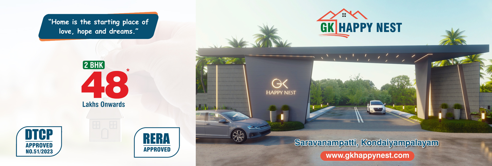 GK Happy Nest in saravanampatti